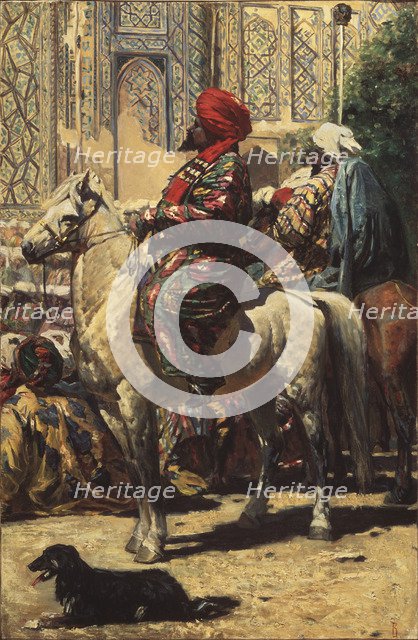 A horseman in Samarkand, 1872. Artist: Vereshchagin, Vasili Vasilyevich (1842-1904)