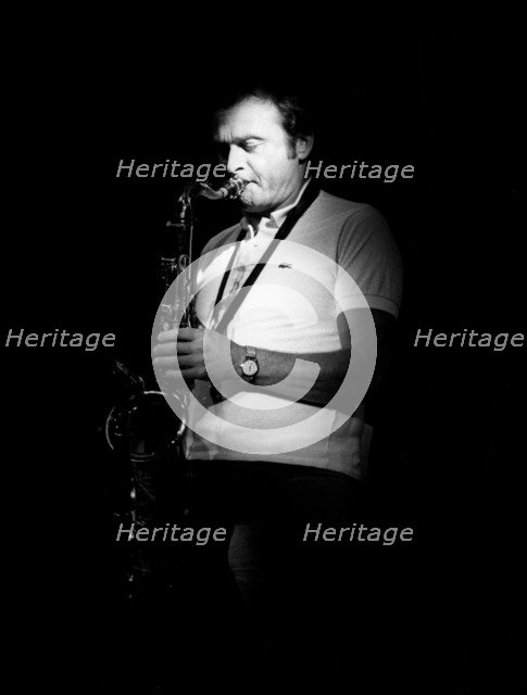 Stan Getz, Ronnie Scott's, London, 1978.   Artist: Brian O'Connor.