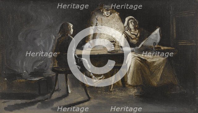 Executioner Nychol's Family, c1889. Creator: Guillaume Albert Demarest.