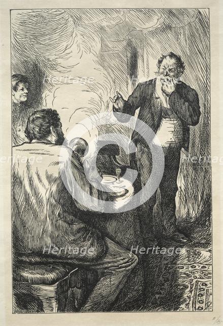 Smoking Strictly Prohibited. Creator: Charles Samuel Keene (British, 1823-1891).