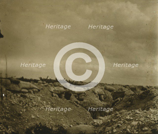 Front line, Jonchery, northern France, c1914-c1918. Artist: Unknown.