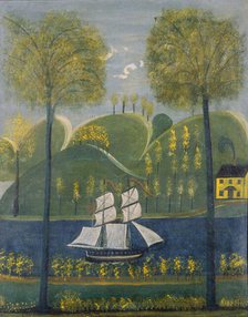 Under Full Sail, second quarter 19th century. Creator: Unknown.