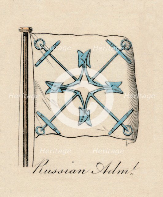 'Russian Admiral', 1838. Artist: Unknown.