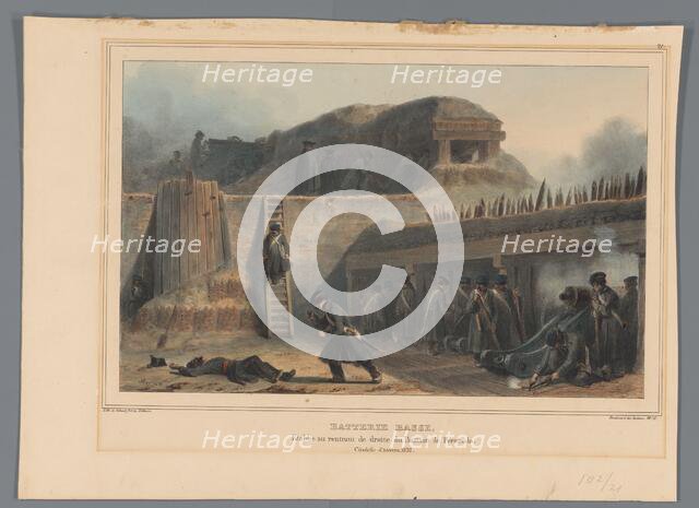 Artillery, 1832, (1833).  Creator: Auguste Raffet.