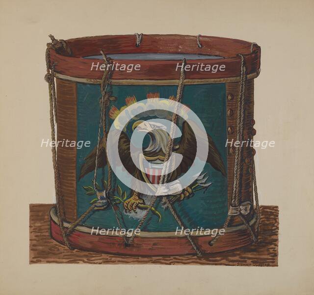 Drum, c. 1936. Creator: Stewart Wheeler.