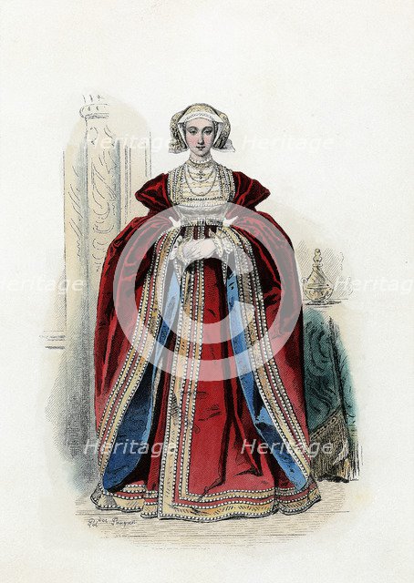 Anne of Cleves (1515-1557), fourth wife of Henry VIII, King of England.