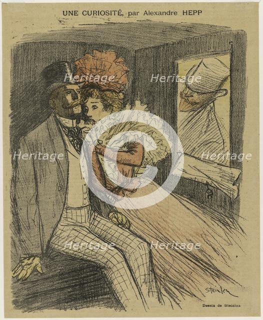 Gil Blas Illustré: Une Curiosité, par Alexandre Hepp, 1897. Creator: Théophile Alexandre Steinlen (Swiss, 1859-1923).