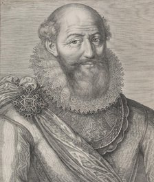 Portrait of Maximilien de Béthune, Duc de Sully, 1612. Creator: Jacob Matham.