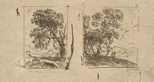 The Two Landscapes, ca. 1630. Creator: Claude Lorrain.