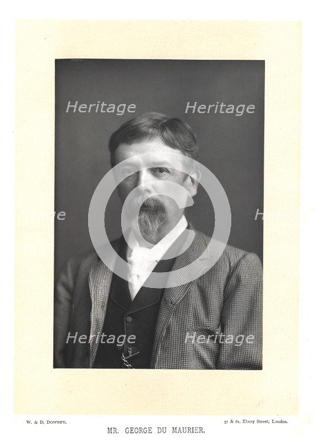 George Du Maurier, British writer and artist, c1895. Creator: W&D Downey.