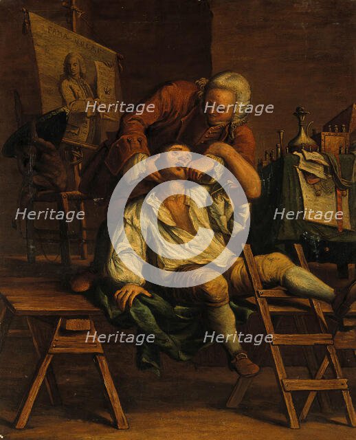 An itinerant operator extracting a tooth. Creator: Maggiotto, Francesco, 1750-1805 (After).