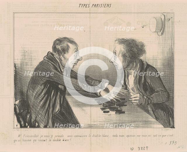 M. Frémouillot je vous y prends, vous connaissez..., 1841. Creator: Honore Daumier.