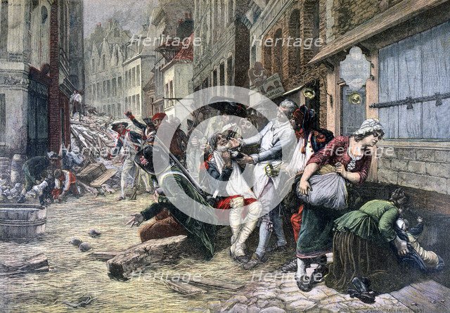 Siege of Lille, October 1792, (1892). Artist: Unknown