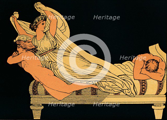 The Empty Joy That Dwells In the Dreams of the Night, 1880. Artist: Flaxman.