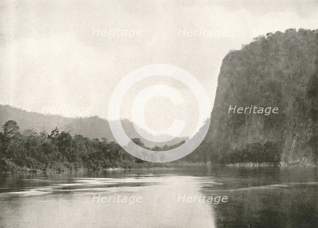 'Second Defile on Irrawaddy River, near Bhamo', 1900. Creator: Unknown.