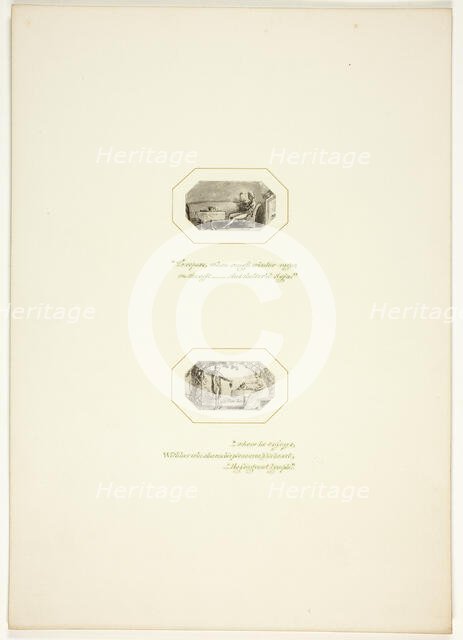 Study for a plate from The Task, c. 1800. Creator: Thomas Stothard.