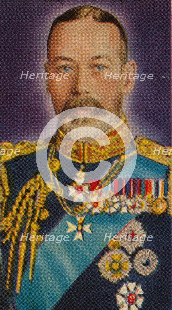 King George V in the uniform of Admiral of the Fleet, 1935. Artist: Unknown.