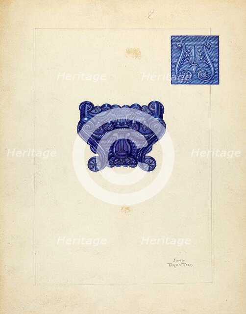 Salt Cellar, c. 1940. Creator: John Tarantino.