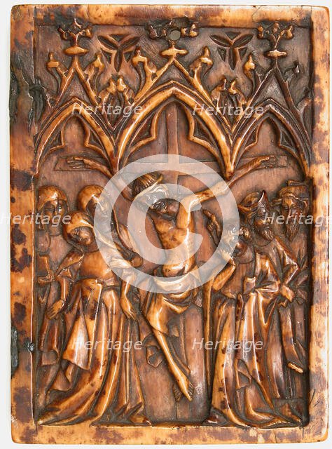 Right Wing of a Diptych with Crucifixion, French (?), first half 14th century. Creator: Unknown.