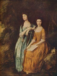 'Elizabeth and Mary Linley', c1772. Artist: Thomas Gainsborough.
