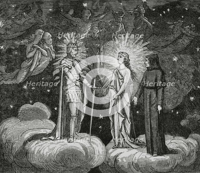 The Divine Comedy, (1307-1321): The Paradise, 1888. Creator: Jean Edouard Dargent.