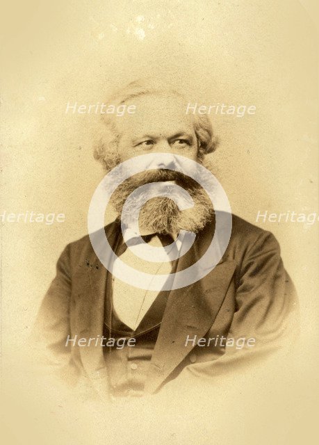 Portrait of Karl Marx (1818-1883), 1867.