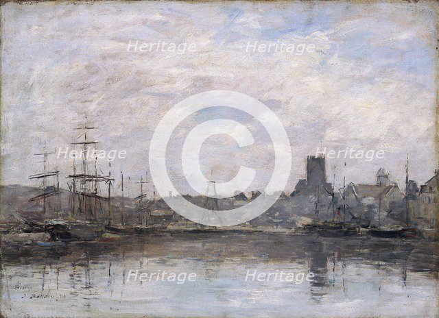 'September Morning: Port of Fecamp', 1880. Artist: Eugene Louis Boudin.