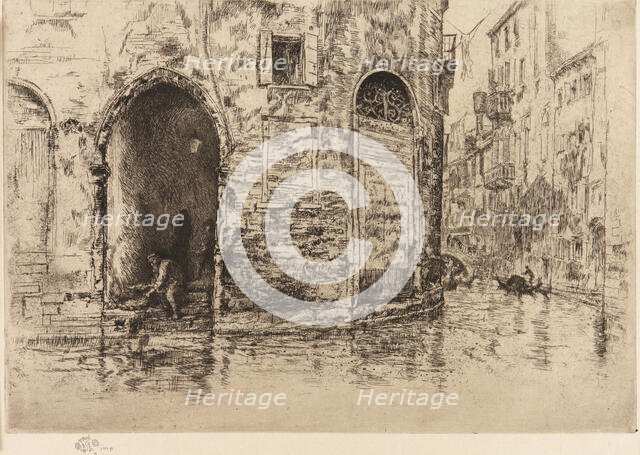 The Two Doorways, 1879-1880. Creator: James Abbott McNeill Whistler.