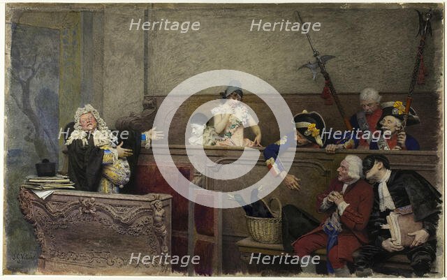 Trial of Pierrot, n.d. Creator: Jehan Georges Vibert.