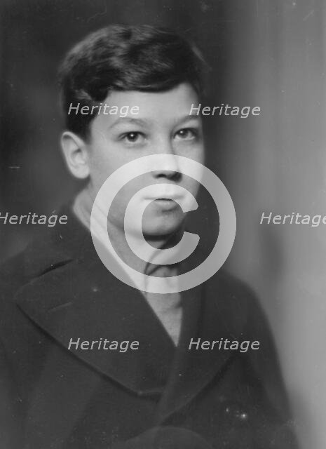 Dickerson, Master, portrait photograph, 1916 Jan. 5. Creator: Arnold Genthe.