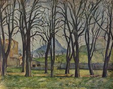 'La Montagne Sainte-Victoire', 1935. Artists: Paul Cezanne, George Newnes.