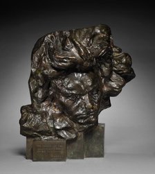 Head of Beethoven, 1891. Creator: Emile Antoine Bourdelle (French, 1861-1929).