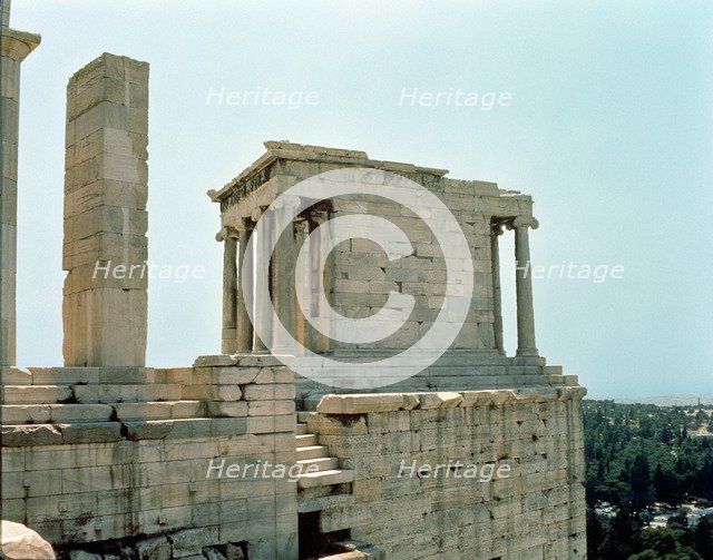Temple of Athena Nike on the Acropolis, 5th century b.C..
