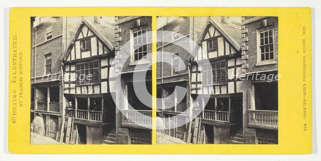 Chester - God's Providence House, 1652, 1850/94. Creator: Francis Bedford.