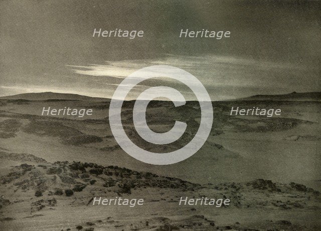 'A View North, Towards The Dying Sun, in March', c1908, (1909).  Artist: Unknown.