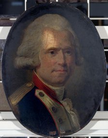Portrait d'un adjudant-major d'un régiment de ligne, c1790. Creator: Unknown.