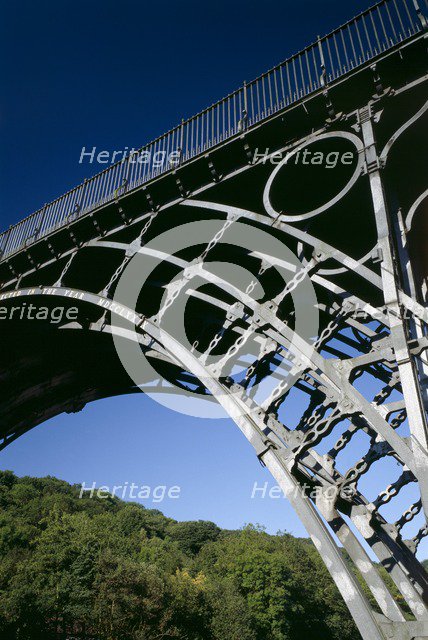 The Iron Bridge, Ironbridge, Shropshire, c2000s(?). Artist: Unknown.