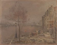 Boulevard Berthier, evening, c1890. Creator: Alexandre Gaston Guignard.