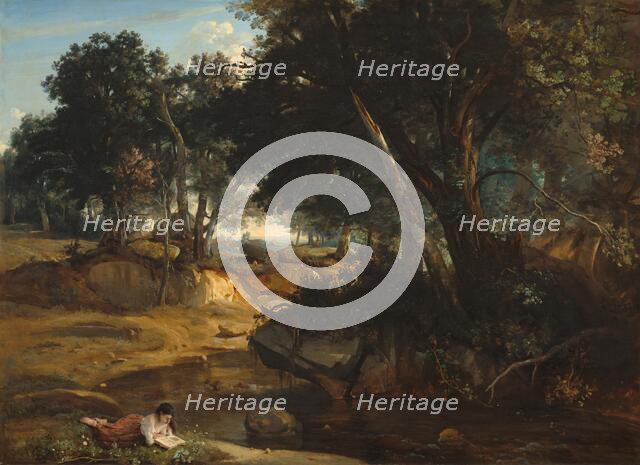 Forest of Fontainebleau, 1834. Creator: Jean-Baptiste-Camille Corot.