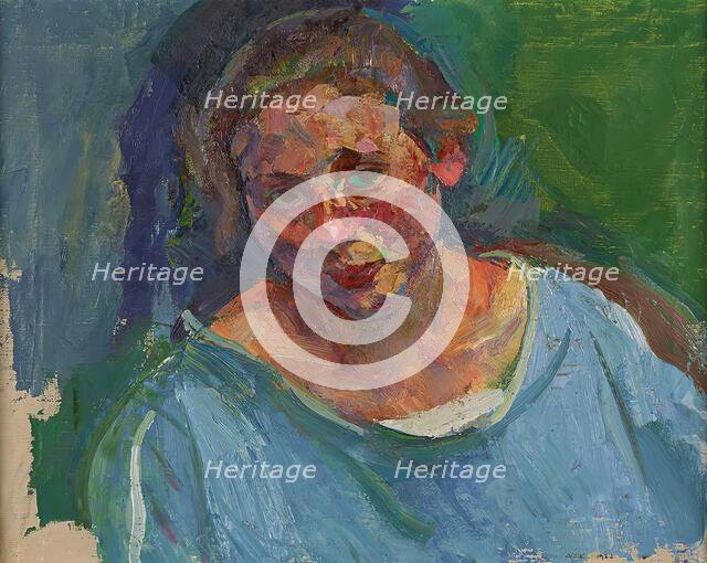 Portrait of Hilde Stuhler-Herzmansky, 1922. Creator: Anton Kolig.