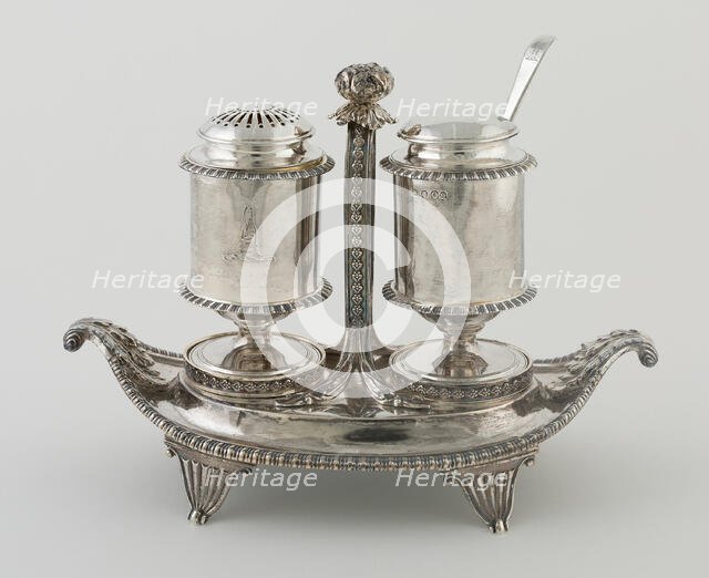 Condiment Set, England, 1809. Creator: Rebecca Emes.