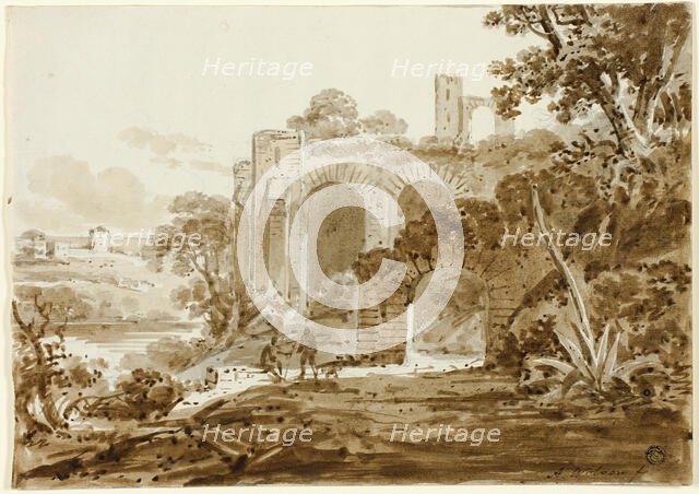 Landscape with Roman Ruins, n.d. Creator: Andrew Wilson.