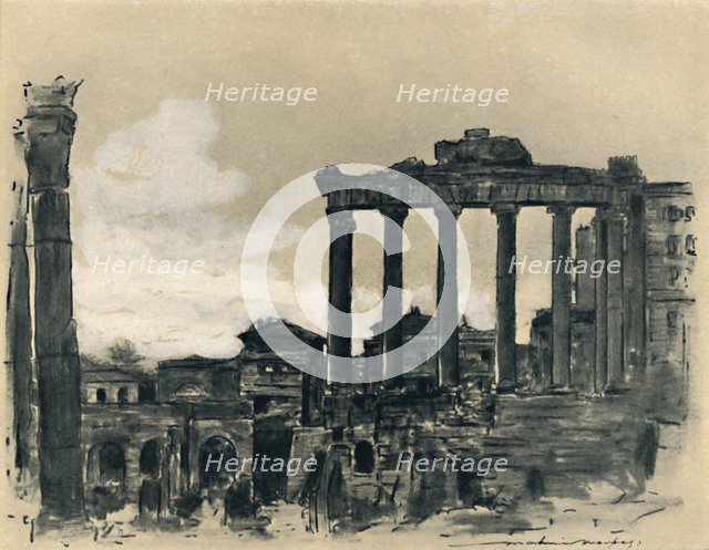 'Remains of Ancient Rome', 1903. Artist: Mortimer L Menpes.