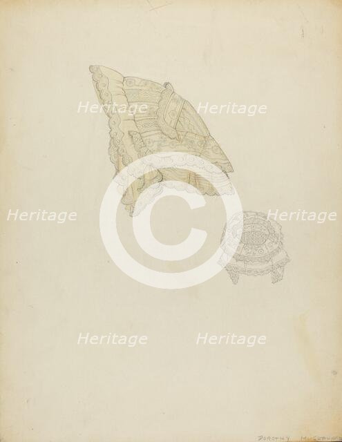 Cap, c. 1940. Creator: Dorothy M. Gerhard.