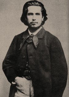 Portrait of Claude Monet, c1865. Creator: Carjat, Étienne (1828-1906).