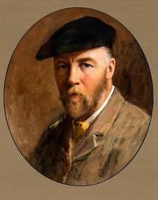 Self Portrait, 1891. Creator: Archibald David Reid.