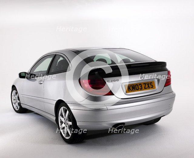 2003 Mercedes Benz C200k Coupe. Artist: Unknown.