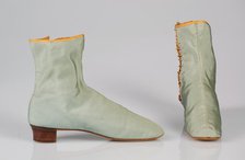 Boots, American, 1860-69. Creator: Unknown.