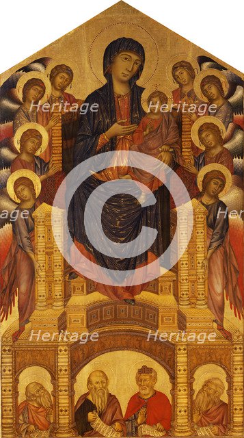 Maesta of Santa Trinita, c. 1280. Artist: Cimabue, Giovanni (ca 1240-1302)