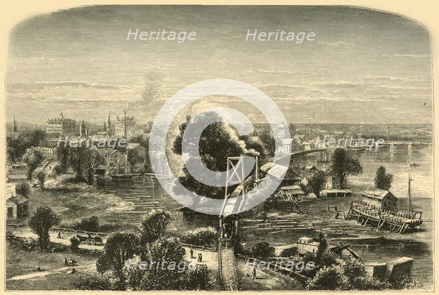 'Hartford, from Colt's Factory', 1874.  Creator: James H. Richardson.